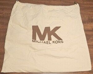 Michael Kors Purse Dust Bag Case Protector Storage Beige Bag 21"x21"
